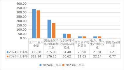 2024年上半年全市發電量與工業用電量分析 管材行業能耗透視